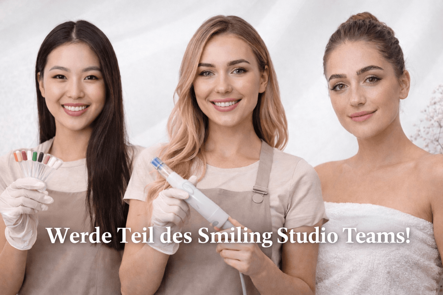 SMILING STUDIO SUCHT VERSTÄRKUNG
